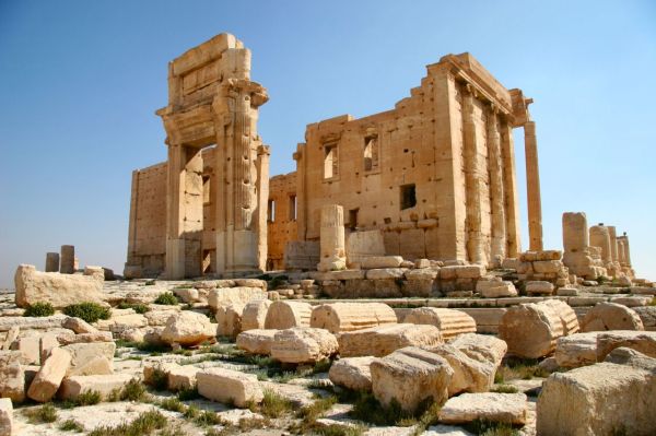 Temple of Bel in Palmyra in 2005. (source)